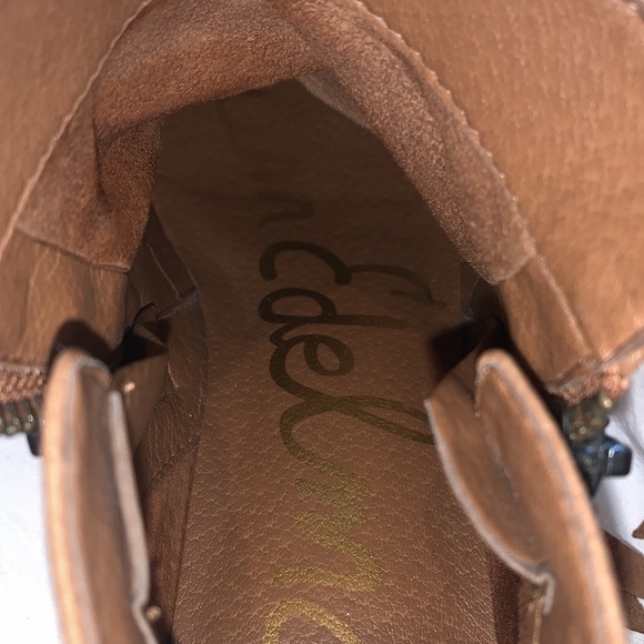 Sam Edelman Packer Leather block heel ankle boots - Picture 8 of 9